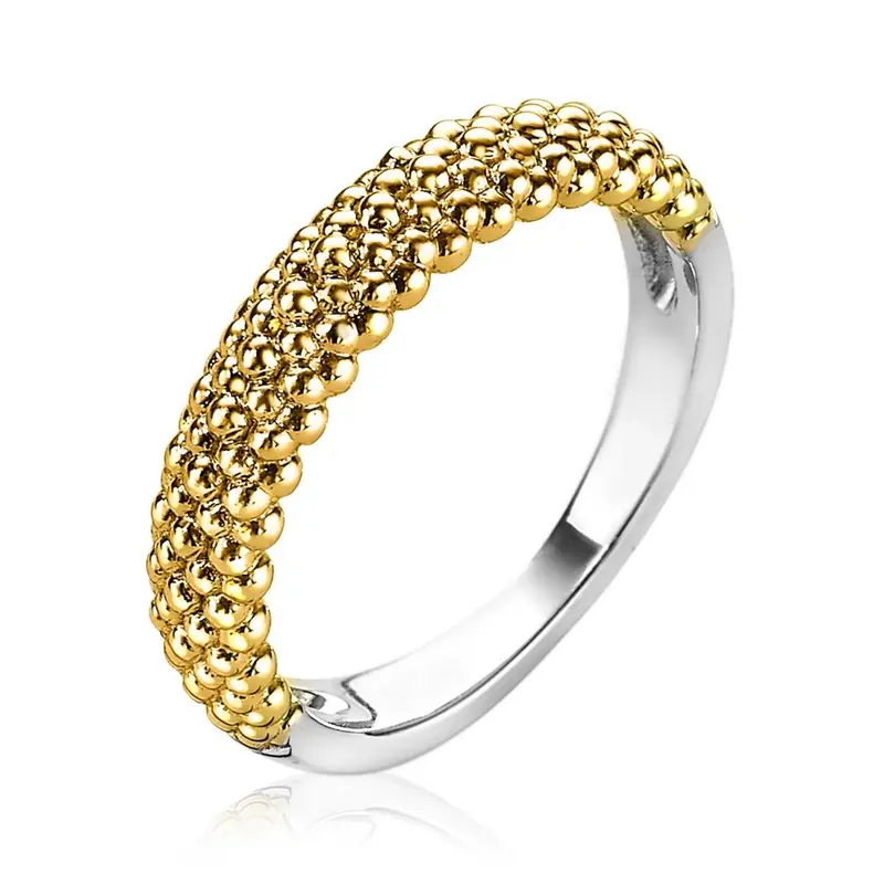ZINZI Verguld Zilveren Ring ZIR1968G