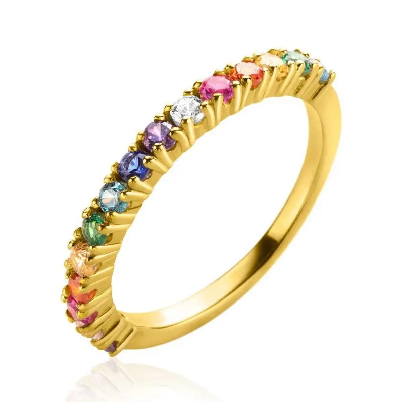 ZINZI Verguld Zilveren Ring ZIR2170