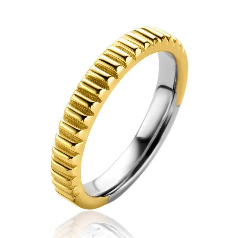 ZINZI Verguld Zilveren Ring ZIR2245