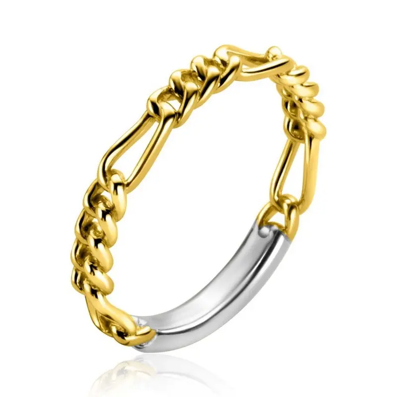 ZINZI Verguld Zilveren Ring ZIR2291G