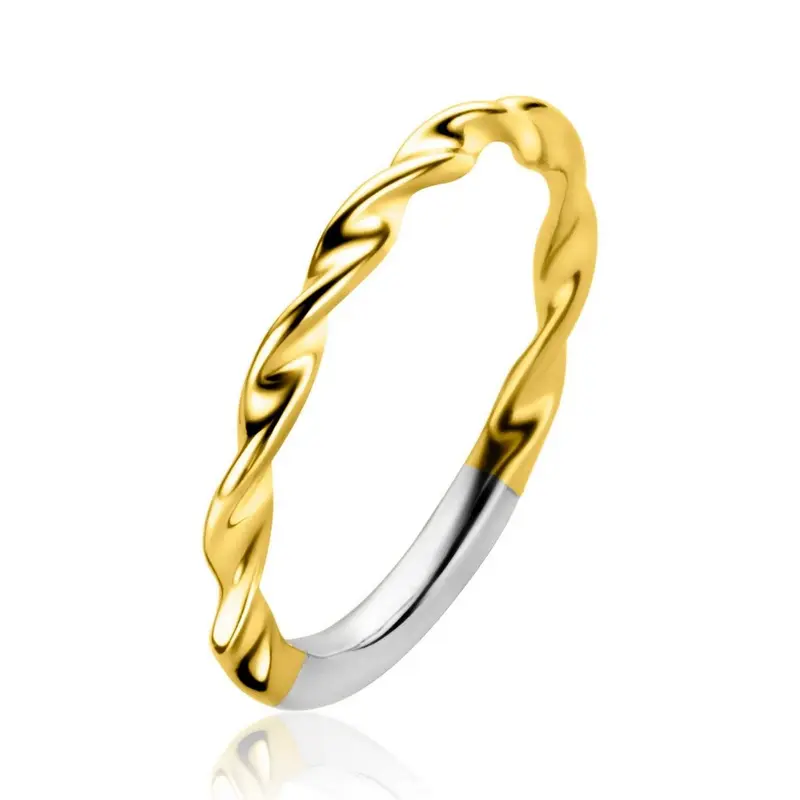 ZINZI Verguld Zilveren Ring ZIR2321G