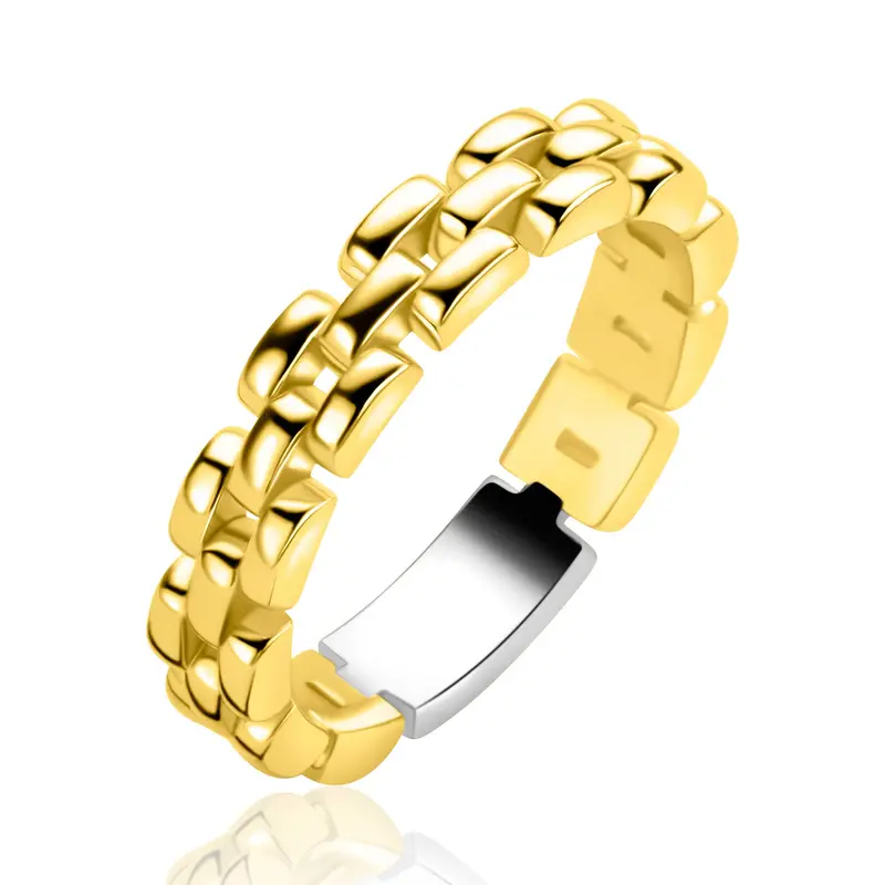 ZINZI Verguld Zilveren Ring ZIR2556G
