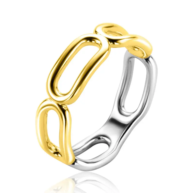 ZINZI Verguld Zilveren Ring ZIR2567G
