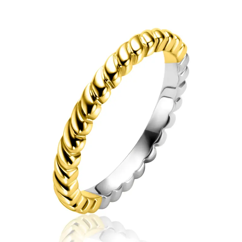 ZINZI Verguld Zilveren Ring ZIR2688G