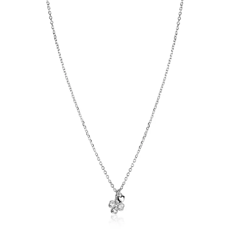ZINZI Zilveren Ketting met Hart ZIC2783