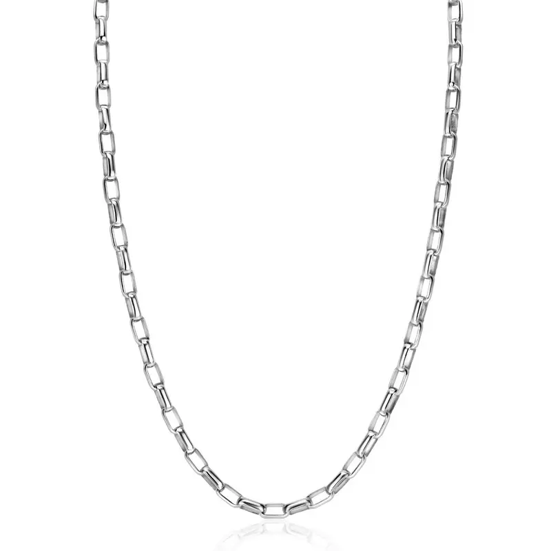 ZINZI Zilveren Ketting met Witte Zirkonia ZIC2514