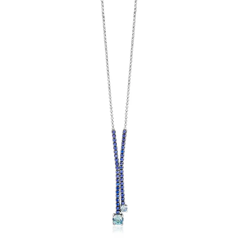ZINZI Zilveren Ketting ZIC2894B