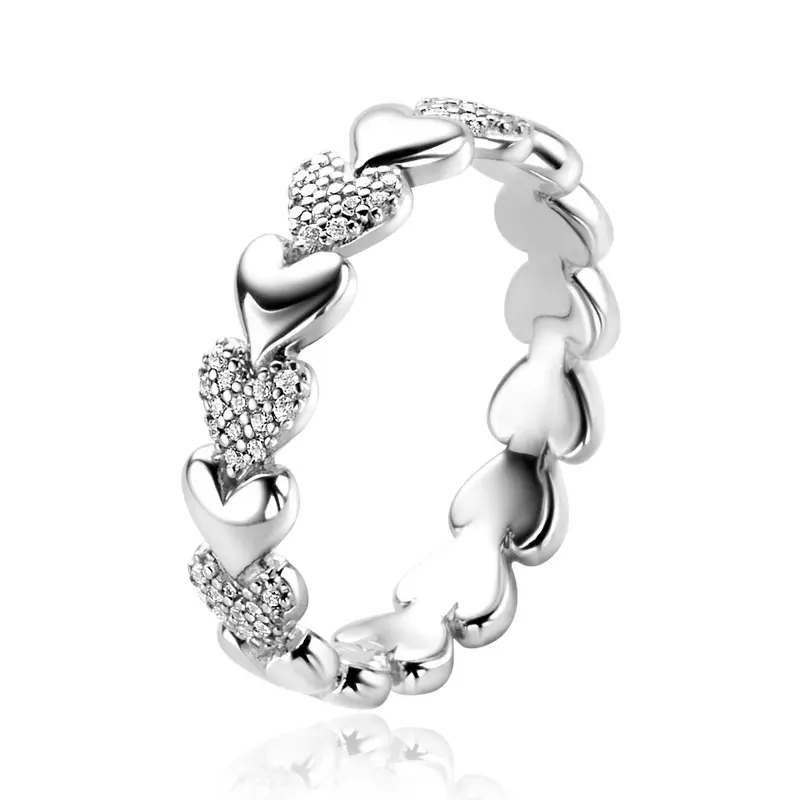 ZINZI Zilveren Ring met Witte Zirkonia ZIR1798Z