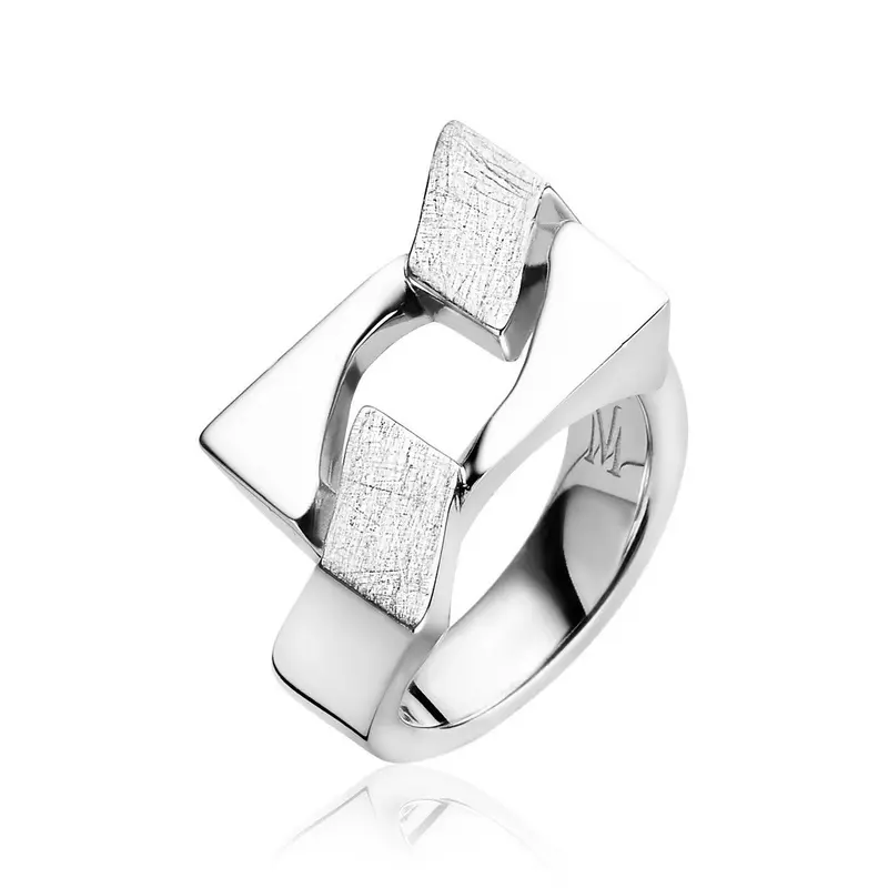 ZINZI Zilveren Ring MVR11