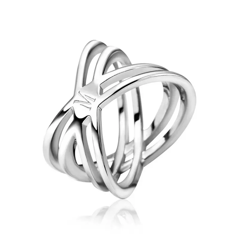 ZINZI Zilveren Ring MVR12