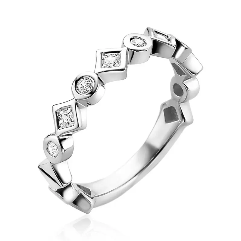 ZINZI Zilveren Ring ZIR2055