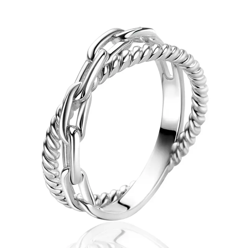 ZINZI Zilveren Ring ZIR2544