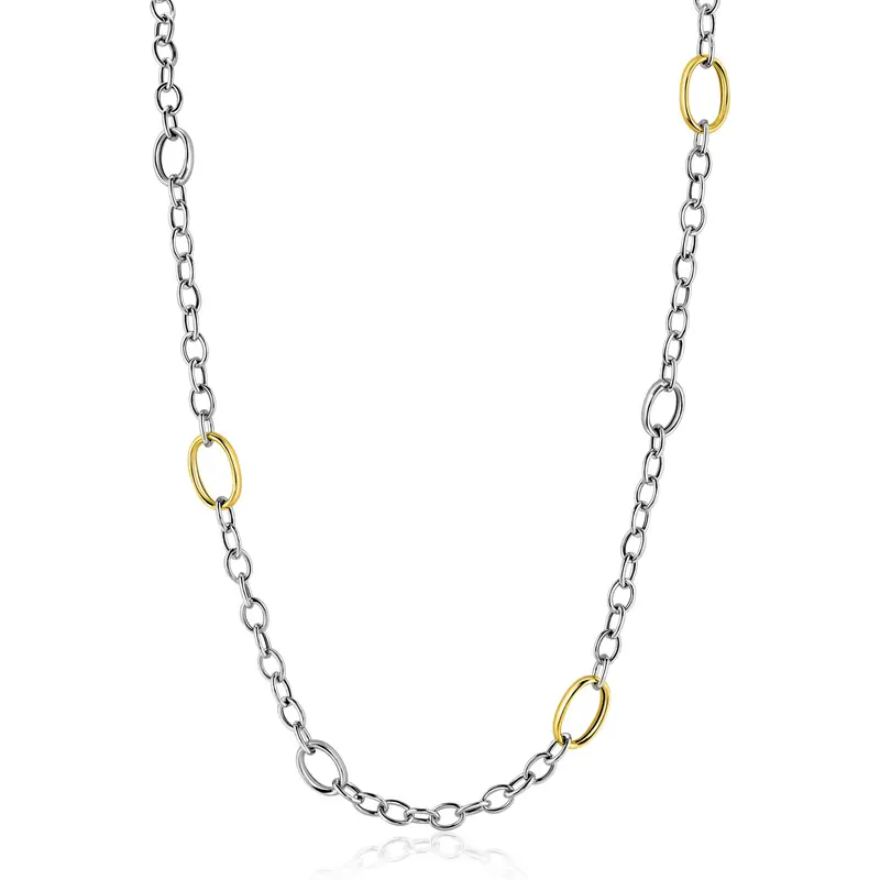 ZINZI Zilveren Schakelketting ZIC2785