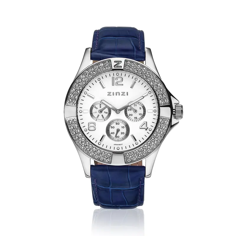 Zinzi Zilverkleurig Horloge Staal Uno1