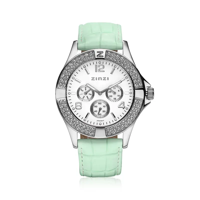 Zinzi Zilverkleurig Horloge Staal Uno13