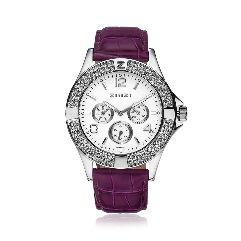 Zinzi Zilverkleurig Horloge Staal Uno4