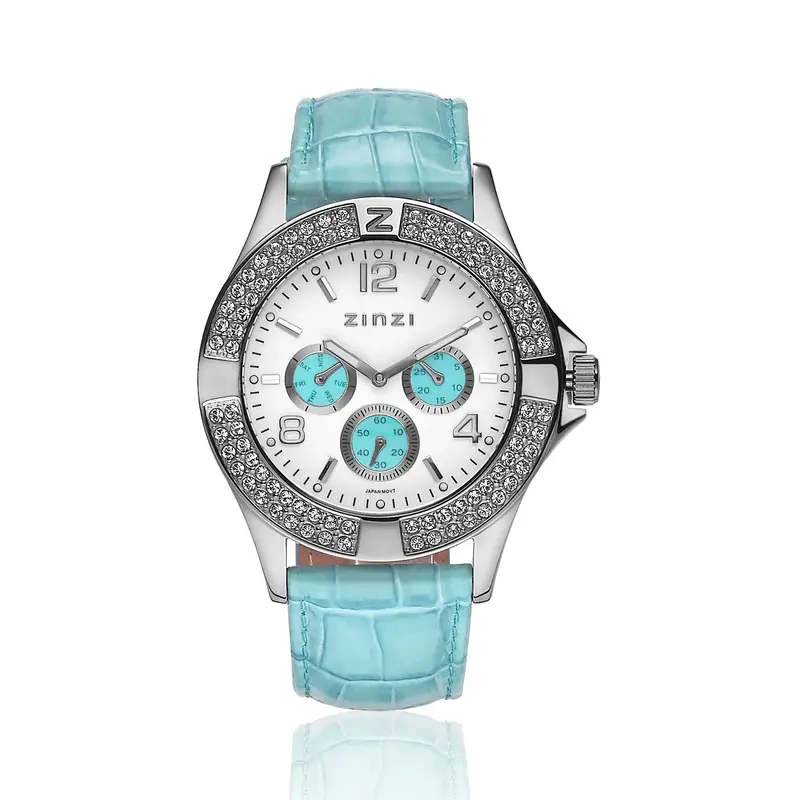 Zinzi Zilverkleurig Horloge Staal Uno8