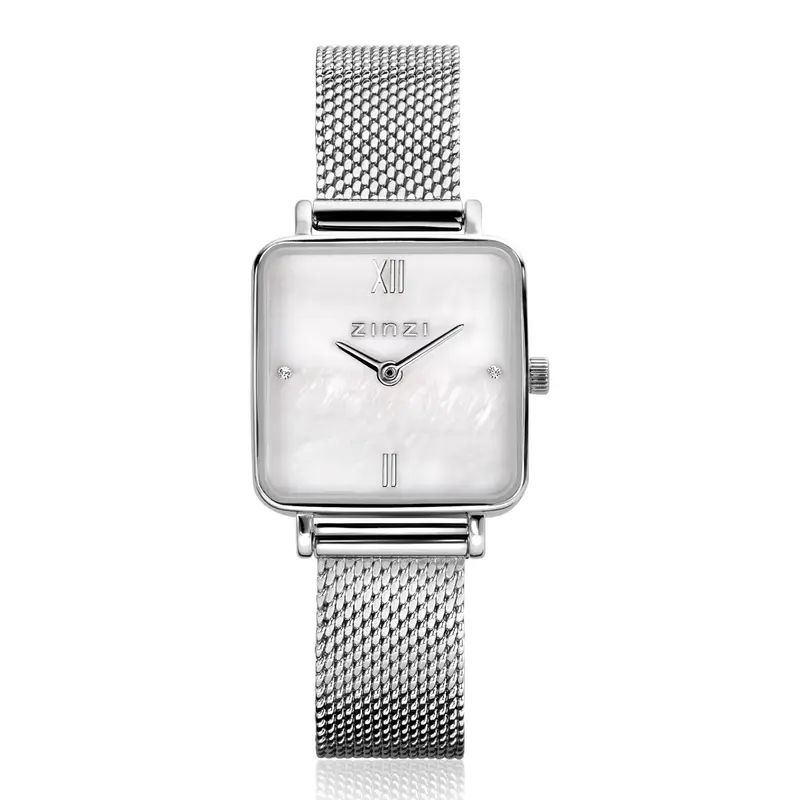 Zinzi zilverkleurig Horloge Staal Ziw1717