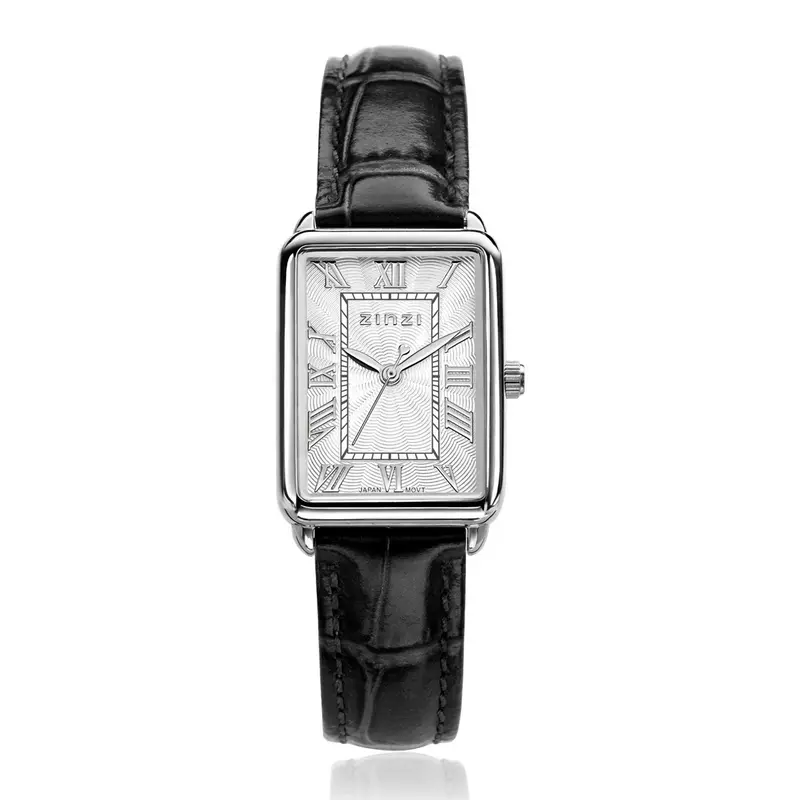 Zinzi Zilverkleurig Horloge Staal Ziw1906 Z