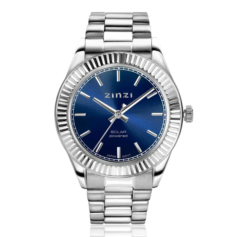Zinzi Zilverkleurig Horloge Staal Ziw2155
