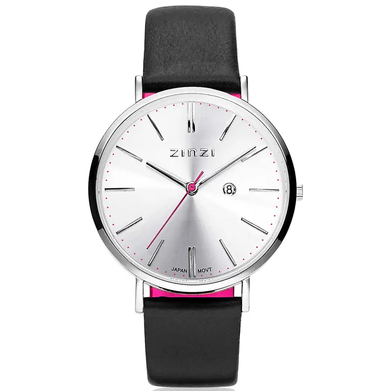 Zinzi Zilverkleurig Horloge Staal Ziw402