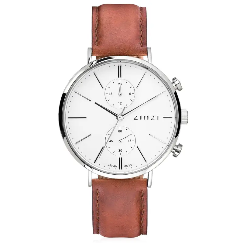 Zinzi Zilverkleurig Horloge Staal Ziw740
