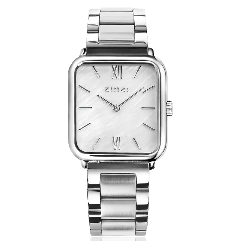 Zinzi Zilverkleurig Horloge Staal Ziw821 S