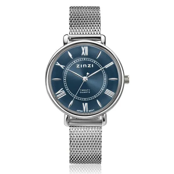 Zinzi zilverkleurig Horloge Ziw2053