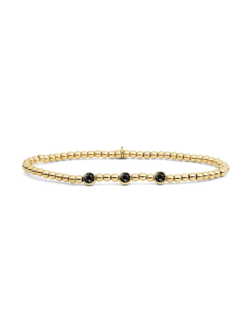 Zirconia Armband Zwart