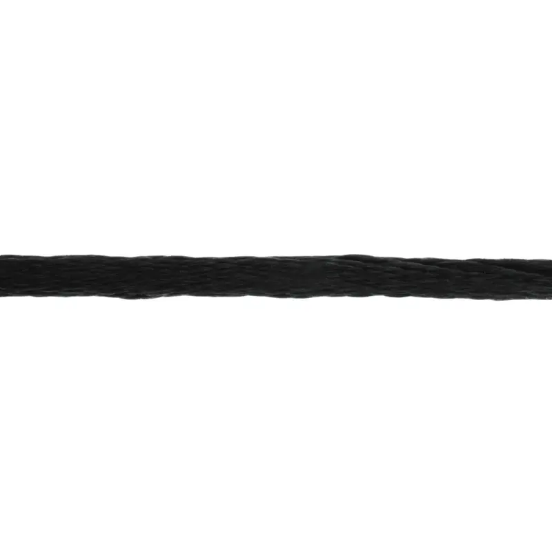 Zwart satijnen koord – 38 cm voor knooparmbandje